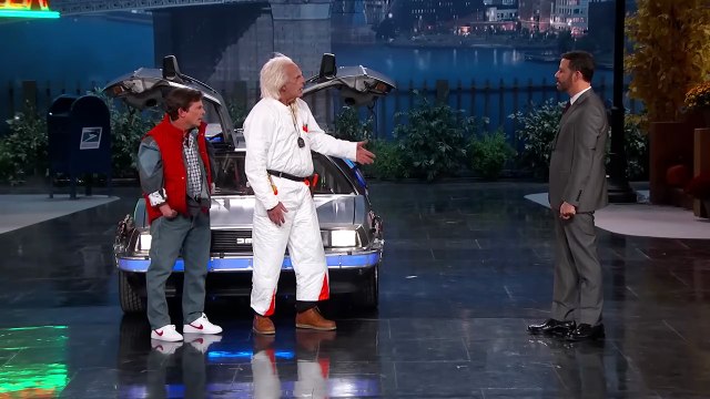 Marty McFly & Doc Brown Visit Jimmy Kimmel Live