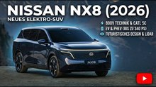 Nissan NX8 (2026): Neues Elektro-SUV mit 800-Volt-Technik vorgestellt