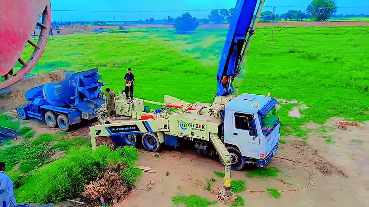 This video Shows Setup For Concret work on Site