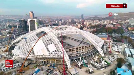 Ankara'da dünya sıralamasına girecek 19 Mayıs Stadyumu'nun inşaatı hızla devam ediyor
