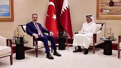 Bakan Fidan, Katarlı mevkidaşı Al Thani ile görüştü