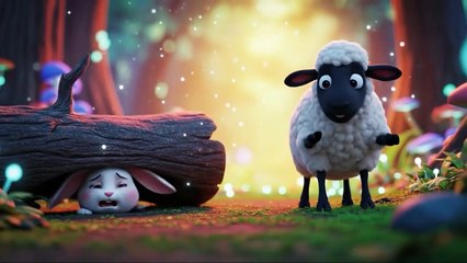 Baa Baa Black Sheep goes on a magical midnight adventure! ✨🌙