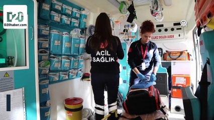Acil dokunuşla hastaları hayata bağlayan 3 kadın paramedik