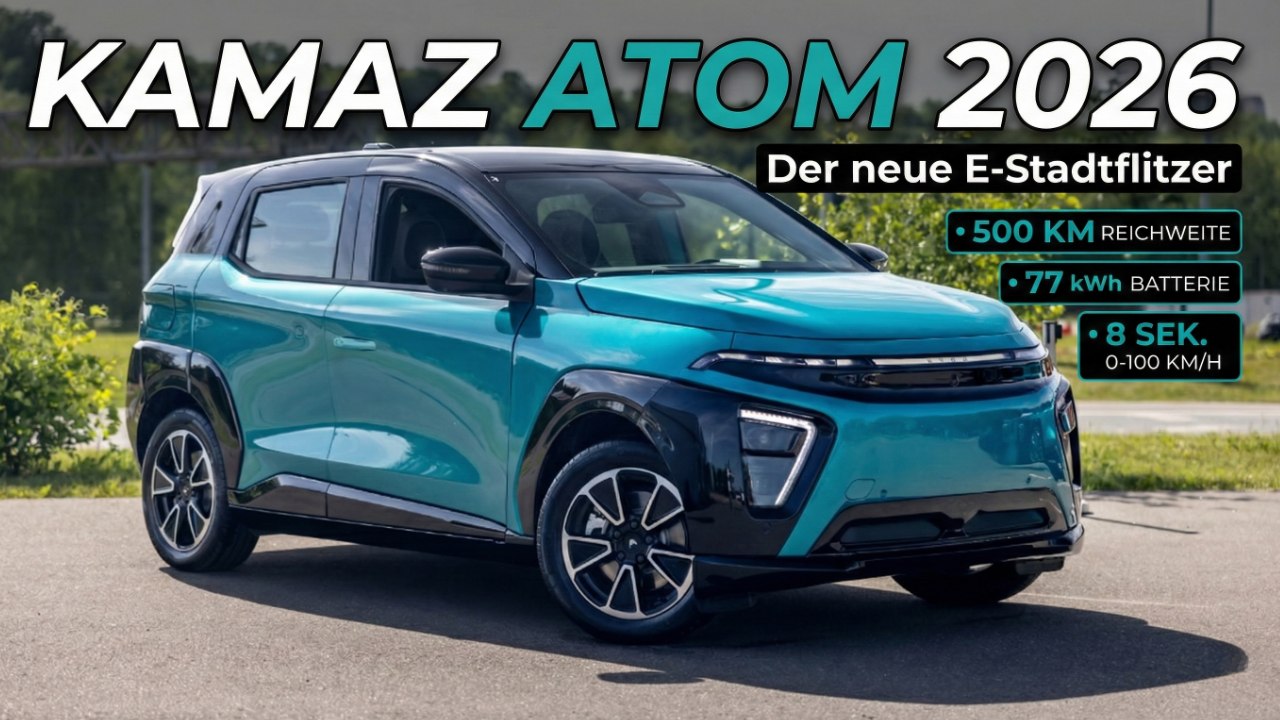 Stadtstromer aus Russland: Der KAMAZ Atom zeigt, was 2026 kommt