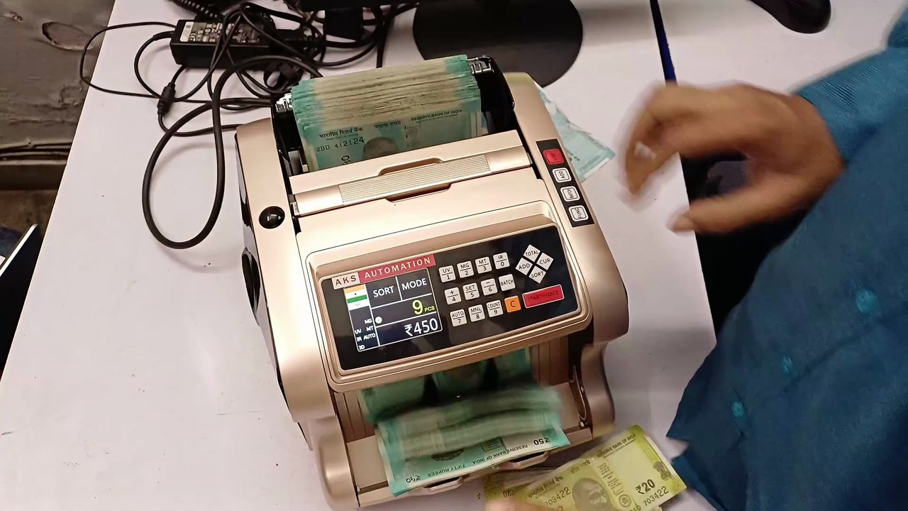 Top Currency Counting Machine Dealers for Rajasthan | Buy Best Mix Note Counting Machine with Fake Note Detector from Delhi