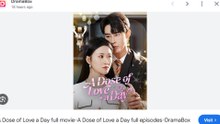 A Dose of Love a Day Chinese Drama - English Sub