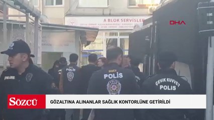 Futbolda bahis soruşturmasında gözaltına alınanlar sağlık kontorlüne getirildi