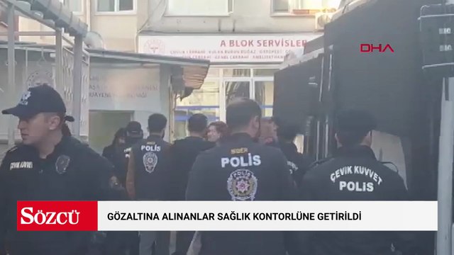Futbolda bahis soruşturmasında gözaltına alınanlar sağlık kontorlüne getirildi