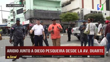 Diego Pesquera desde la Av. Duarte en Operativo "Garantía de Paz Navidad 2025" | El Show del Mediodía