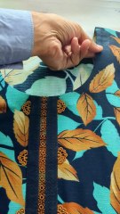 Kurti neck design with lace