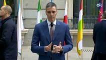 Sánchez no admite preguntas de la prensa en su comparecencia por el Día de la Constitución