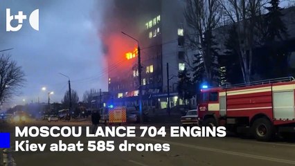 La plus grande attaque russe de la guerre : 700 drones et roquettes frappent l'Ukraine la nuit