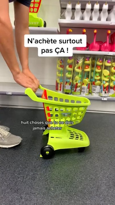 Tu ne dois pas acheter ça !