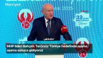 MHP lideri Bahçeli: Terörsüz Türkiye hedefinde aşama aşama sonuca gidiyoruz
