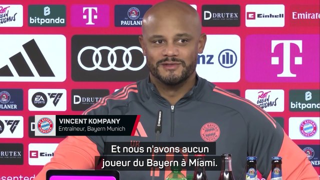 Kompany : “Tout Munich soutiendra Vancouver et Müller samedi !”