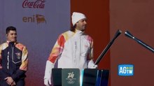 Fiamma Olimpica, la cerimonia allo Stadio dei Marmi a Roma: l'accensione della Torcia