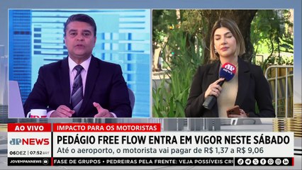 Pedágio Free Flow na Rodovia Dutra entra em vigor neste sábado (06)