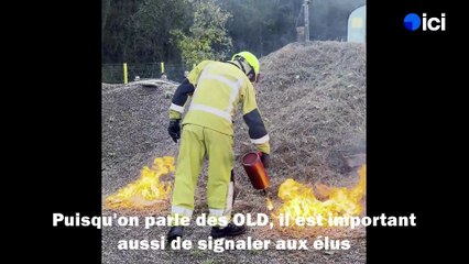 Maquette brûlage dirigé à la Grand-Combe (Gard)