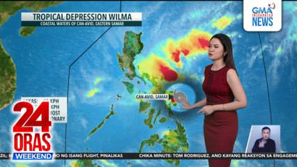Bagyong Wilma, posibleng tawirin ang Visayas ngayong gabi | 24 Oras Weekend