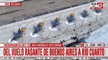Los F-16 que surcaron el cielo de Buenos Aires ya se encuentran nuevamente en Córdoba
