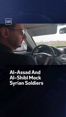 Al-Assad And Al-Shibl Mock Syrian Soldiers
