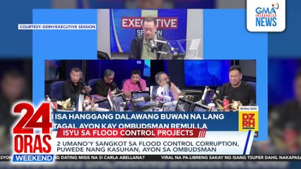 2 sangkot sa flood control corruption, puwede nang kasuhan—Ombudsman | 24 Oras Weekend