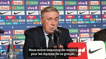 Brésil - Ancelotti : "Le Maroc, une équipe solide et bien organisée"