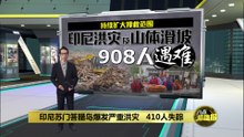 印尼苏门答腊岛爆发严重洪灾   410人失踪