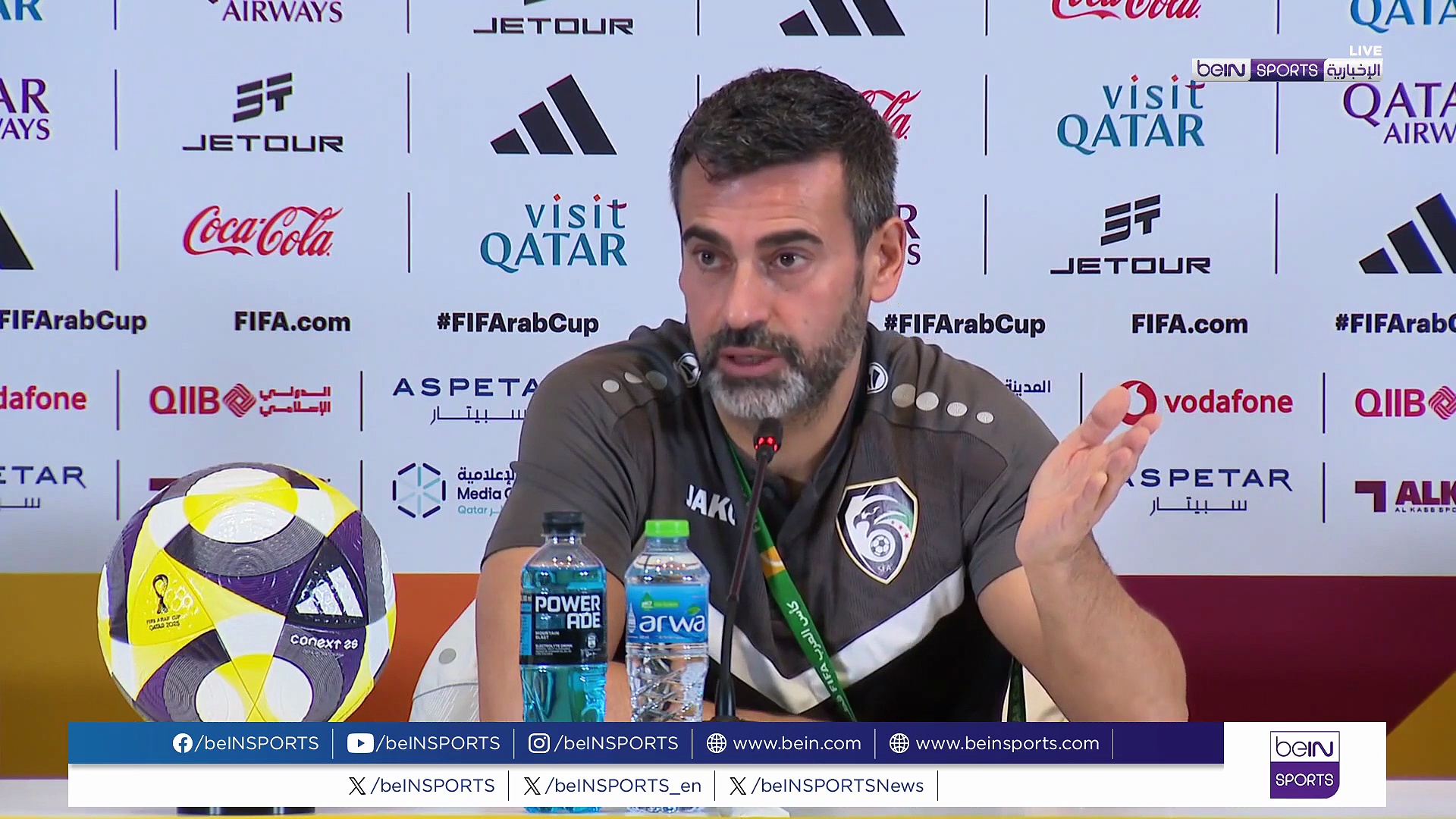 خوسيه لانا مدرب منتخب سوريا: "مواجهة فلسطين ستكون صعبة"