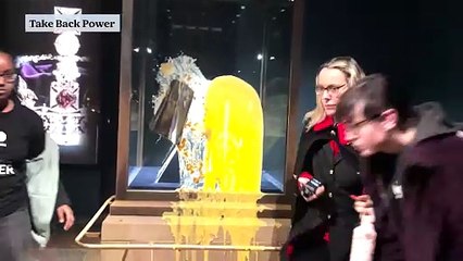 Tower of London closed after four protesters arrested over custard attack on Crown Jewels