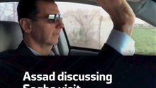 Assad discussing Saqba visit