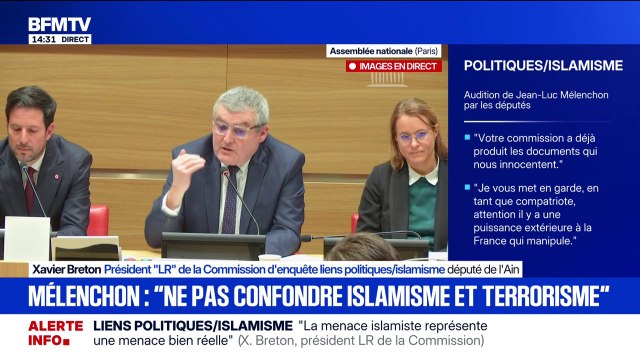 Commission d'enquête sur les liens entre partis et islamisme: Nous n'accusons pas telle ou telle personne , rappelle Xavier Breton (LR), président de la commission