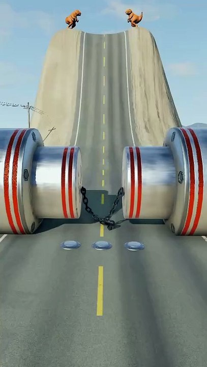 Realistic BeamNG Drive car crash physics. Watch in