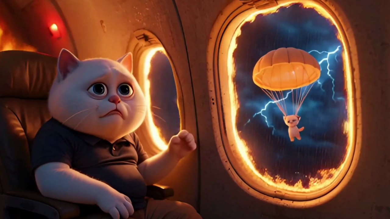 From Sky To Fire✈️🔥 | Kitten Survival Story....That Will Break Your Heart💔😱
