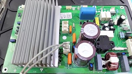 Haier Dc inverter ac E7 error code outdoor pcb  Dc inverter AC PCB Training instituteBabarElectronic