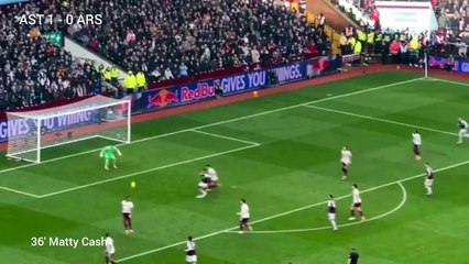 Arsenal vs Aston Villa 1-2 Highlights & All Goals Premier League • Emiliano Buendía Goal 90'+4