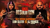 TNA Final Resolution _Dec 05, 2025 - Leon Slater Vs AJ Francis _TNA X - Division Championship Match
