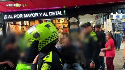 Cayeron cuatro extorsionistas que aterrorizaban a vendedores del Centro de Medellín en Navidad