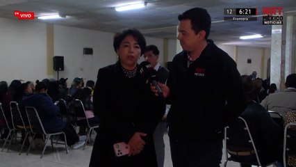 María Alejandra Huerta en el Primer Informe de Gobierno de la alcaldesa Andrea Ovalle, en Sacramento