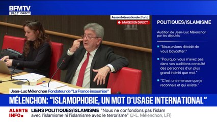 "Vous ne vous fatiguez pas de la prendre pour cible ?": Jean-Luc Mélenchon (LFI) défend Rima Hassan devant la commission d'enquête sur les liens entre partis et islamisme