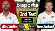 West Indies vs New Zealand 2025 | WI vs NZ 2nd Test Match Preview |