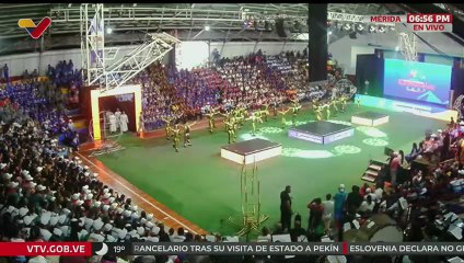 Inauguración de los terceros Juegos Nacionales Comunales 2025 en el estado Mérida