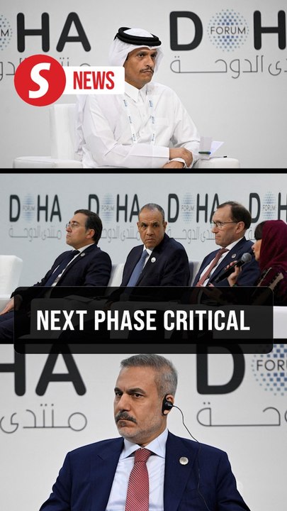 Gaza peace plan now at critical moment, ceasefire not complete, say three signees