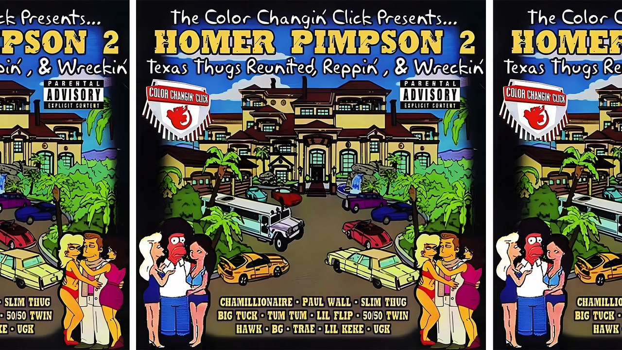 Color Changin' Click, Paul Wall, Chamillionaire & DJ Fletch - Homer Pimpson 2 (Full Mixtape)