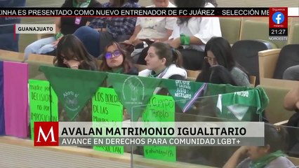 Guanajuato aprueba matrimonio igualitario con 25 votos a favor