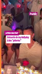 Aux côtés des fans, Laeticia Hallyday et sa fille Joy rendent hommage à Johnny, huit ans après sa mort
