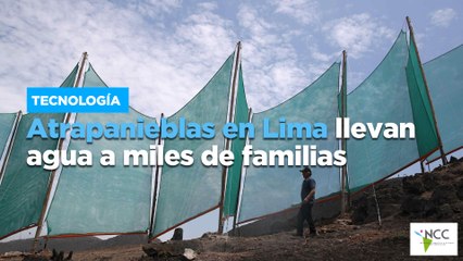 Atrapanieblas en Lima llevan agua a miles de familias