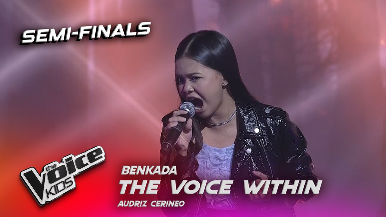 The Voice Kids Philippines: Audriz Cerineo's EDGY rendition on 'The Voice Within'! | Semifinals