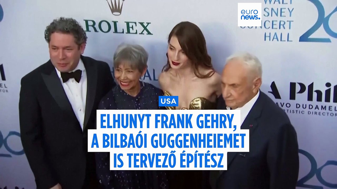 Elhunyt a bilbaói Guggenheim Múzeumot is tervező sztárépítész, Frank Gehry