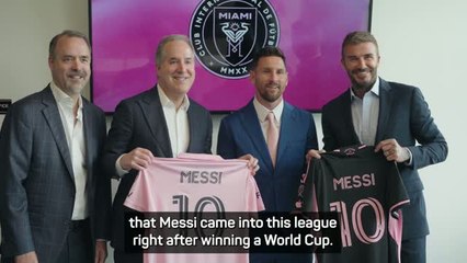 Messi hailed for 'major' MLS impact after World Cup heroics